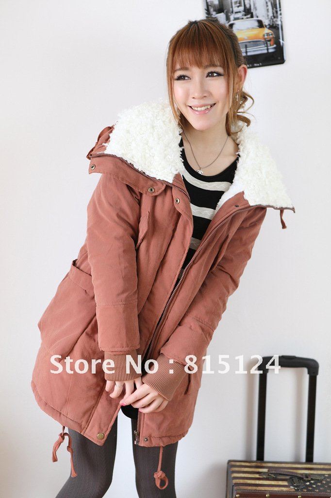 2012 Korean version of the cotton-padded jacket padded
