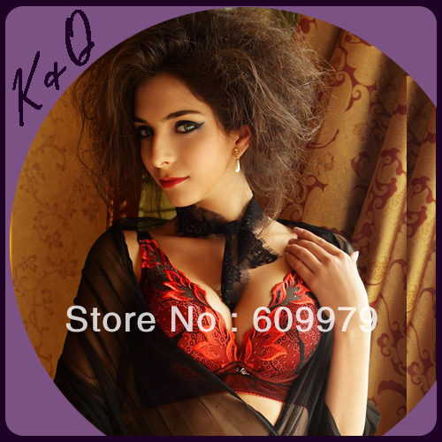 2012 Lace Decorated Nylon B, C Cup Lady's Bra Sets Beautiful Design BC1018