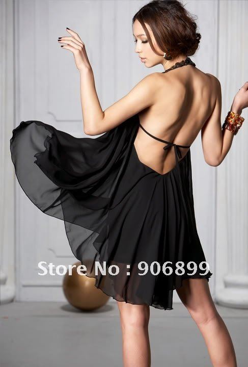 2012  Lady New Asymmetrical Cut Bareback Sleeveless Dress Skirt #8002