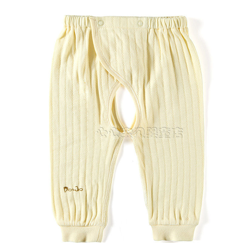 2012 leather autumn and winter 100% cotton baby underwear panties ba990-96y baby open-crotch trousers