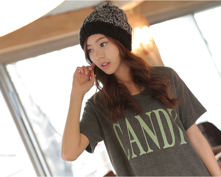 2012 lovers design thermal knitted hat knitted hat ear 8506-m1-p15