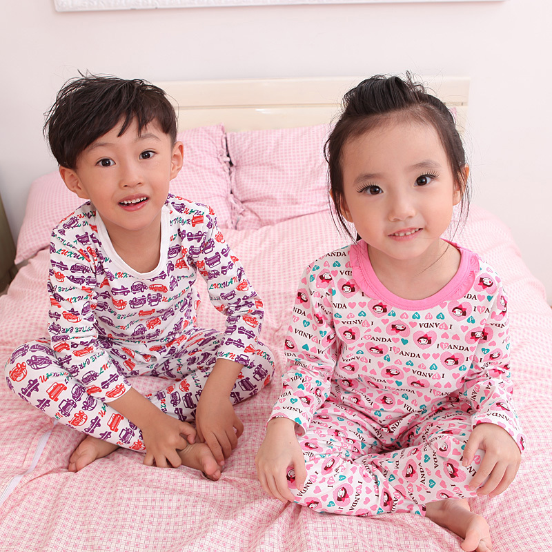 2012 male child female child thickening box underwear child underwear panties set at home service