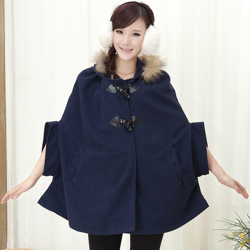 2012 maternity clothing autumn and winter outerwear fashion all-match 1212 cloak top wool trench coat