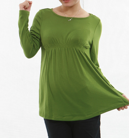 2012 maternity clothing autumn maternity top basic shirt long-sleeve T-shirt loose