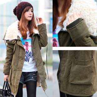 2012 maternity clothing large lapel maternity wadded jacket thickening maternity outerwear plus size trophonema