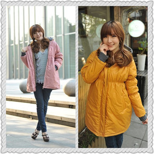 2012 maternity clothing waterproof maternity wadded jacket outerwear thickening maternity cotton-padded jacket overcoat