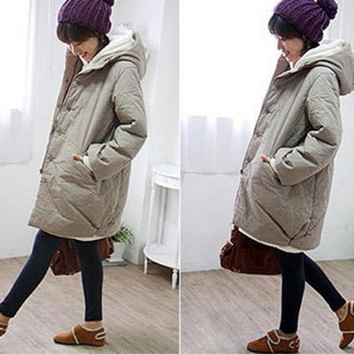 2012 maternity clothing winter outerwear maternity wadded jacket cotton-padded jacket plus size plus size winter maternity