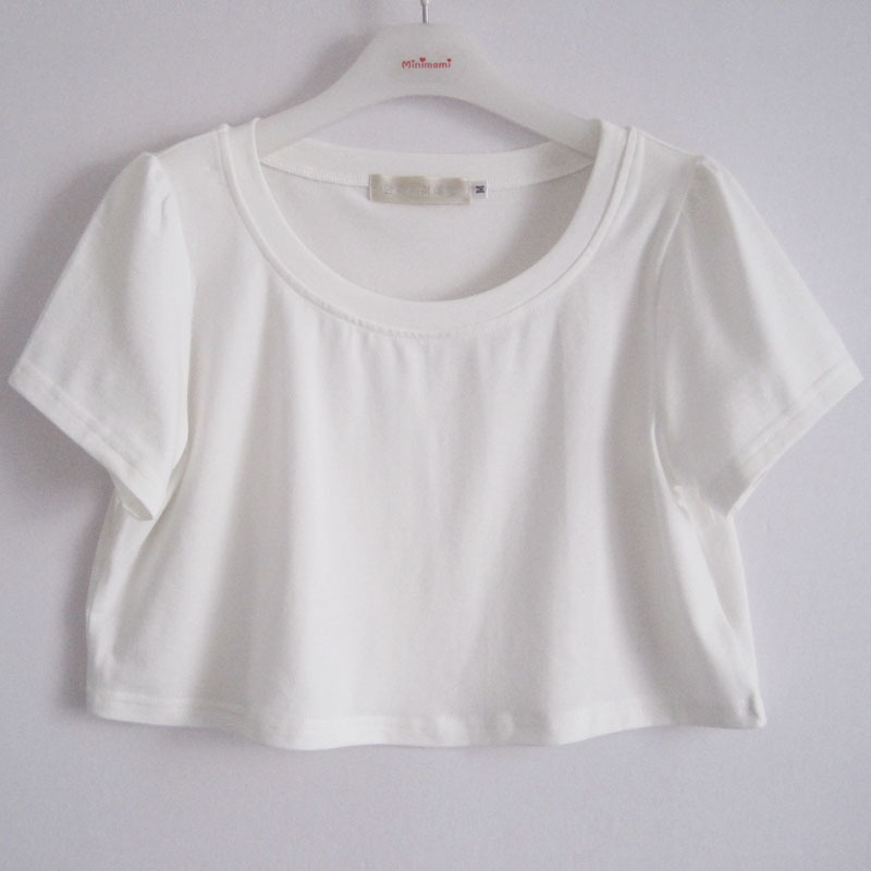 2012 maternity summer maternity top 100% cotton all-match short design maternity basic shirt o-neck