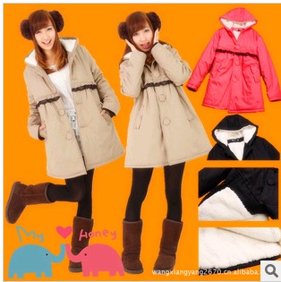 2012 maternity wadded jacket maternity clothing winter set maternity cotton-padded jacket thickening berber fleece plus size