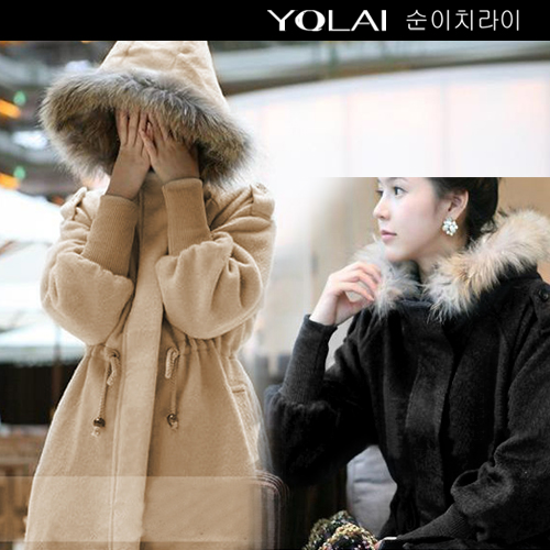 2012 maternity winter outerwear raccoon fur maternity clothing wadded jacket thickening cotton-padded jacket