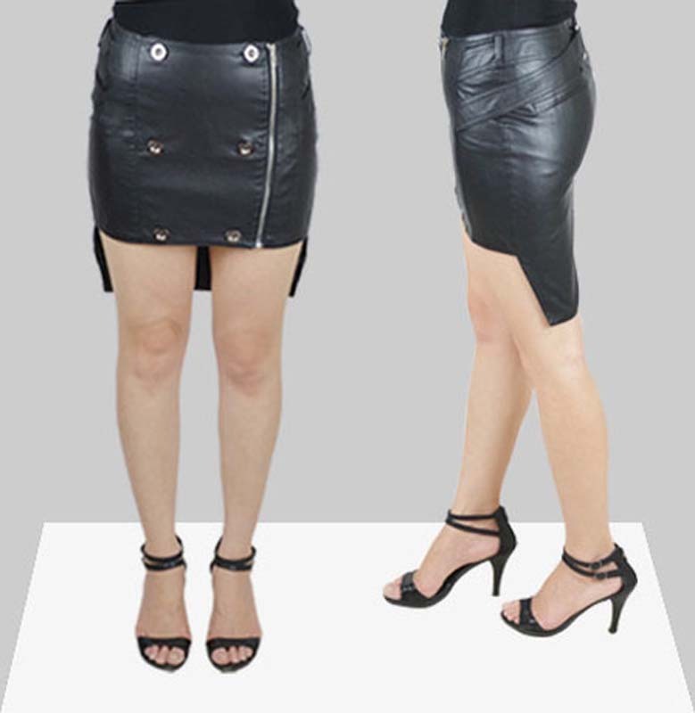 2012 miniskirt pants british style faux leather solid color culottes PU culottes