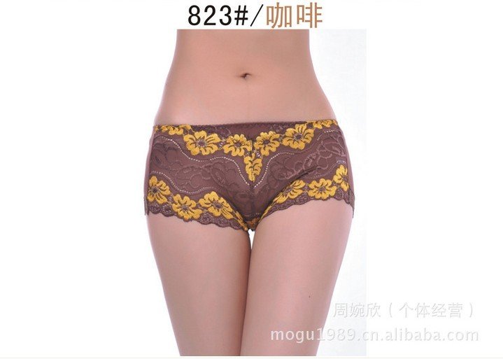 2012 modal flower bud silk underwear jade-like stone KaiLiZhong waist 823 #, 824 # in the waist