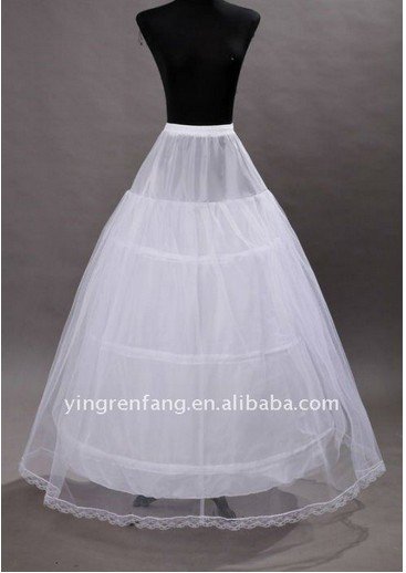 2012 modern elegant beautiful white tide three times two gauze marriage gauze petticoat PC-039