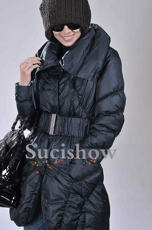 2012 new arrival big brand with long sections of large size ,women Slim Down jacket ,cotton \outwear 769