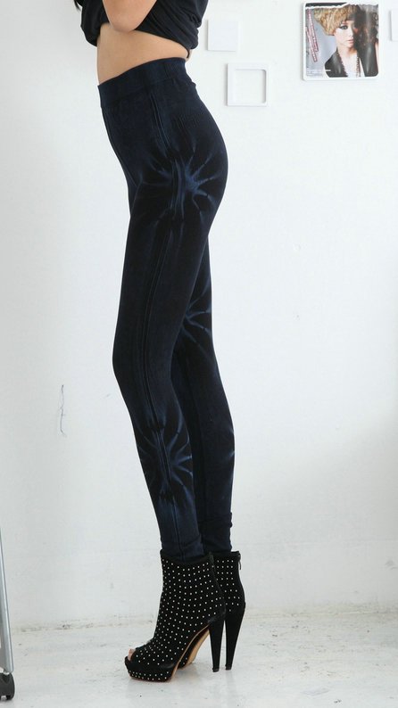 2012 New Arrival Cotton Leather Fashionable Style Women Leggings Soft Comfortable Lady Pants