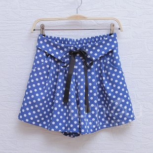 2012,new arrival,free shipping,bows shorts, leisure ,dots,slim  shorts ,wholesale and retail!!!