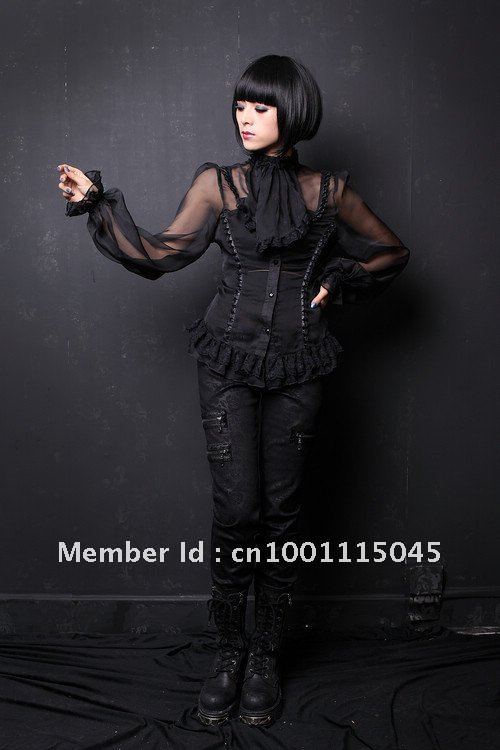 2012 New Arrival High Quality China Cheap Steampunk Clothing Punk Rock And Gothic Clothing Retail And Wholesale