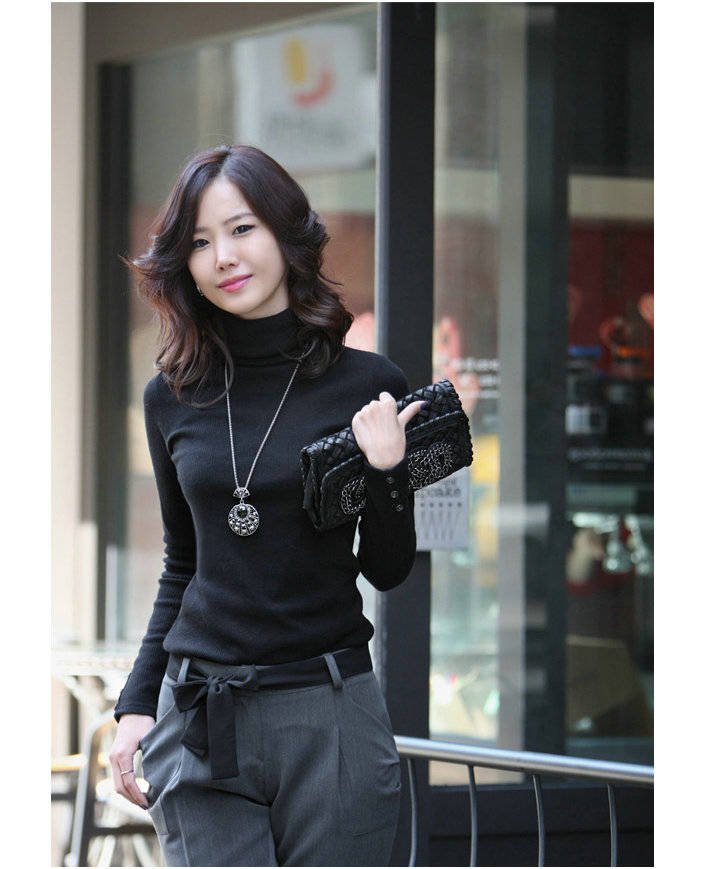 2012 New Arrival,Hot Sell women's fashion solid turtleneck knitting sweaters/lady fashion pullovers/cardigan,S~XXXL,3color/X2222