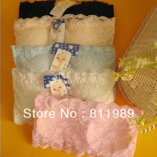 2012 new arrival hot-selling lace decoration two ways tube top tube top lingerie belt pad