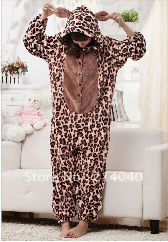 2012  New Arrival jaguar Animal Kigurumi Pajamas for Adult Women, Cosplay Sleepwear