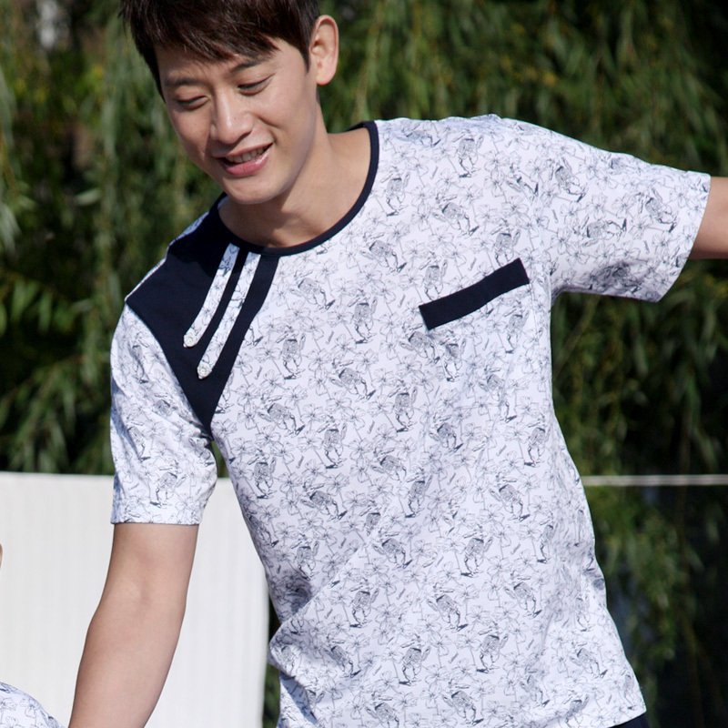 2012 new arrival sports casual twinset male summer short-sleeve lounge sleepwear 95515