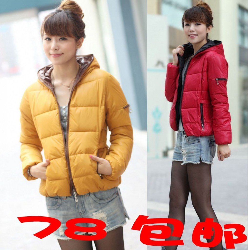 2012 new arrival winter plus size Women short design down coat 10