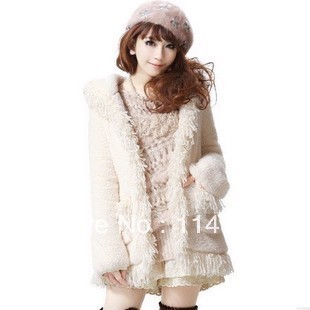 2012 NEW autumn and winter Fashion women's clothing overcoat berber fleece outerwear sweet berber fleece wadded cotton jacket