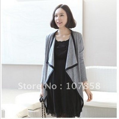 2012 New Autumn Irregular Knitted cardigan Maternity Coats Maternity T-shirt Maternity Clothing Pregnant women coat #YZ333