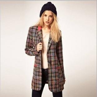 2012 new autumn korean ladies fashion color wick coat windbreaker president women's outercoat jacket free shipping