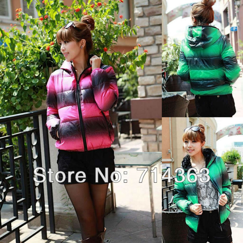 2012 New Autumn Winter Fashion Women's Down Coat  Ladies' Warm Padded Parka