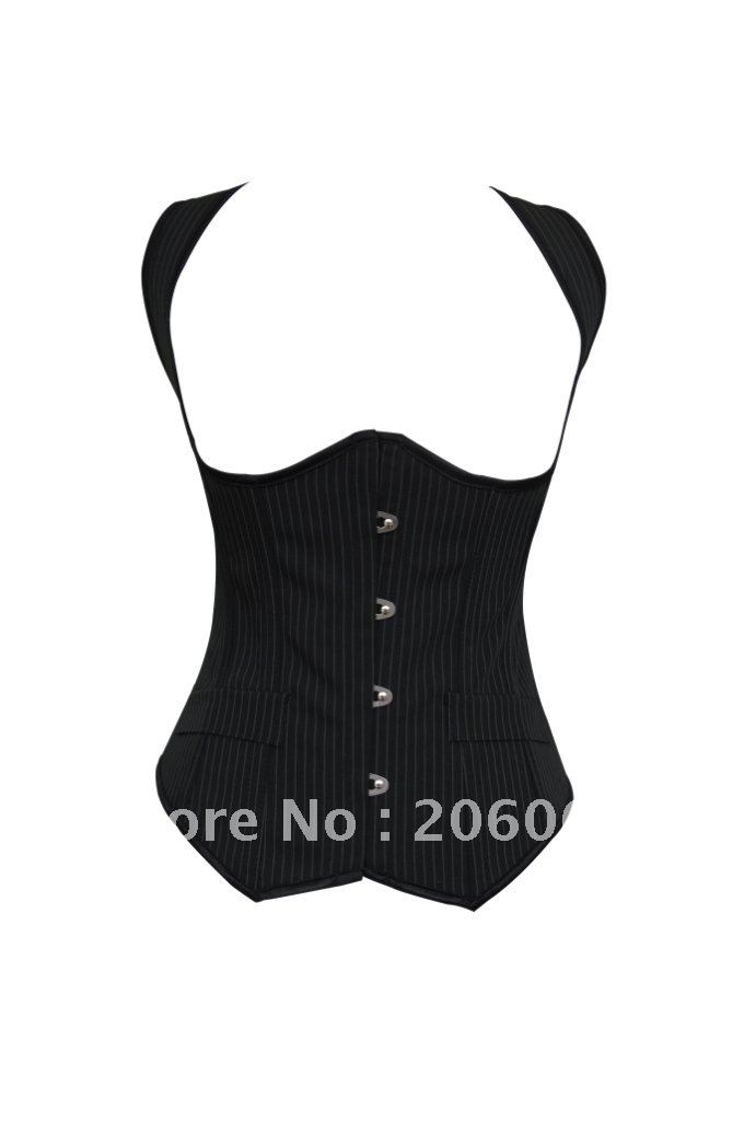 2012 new corset! Free shipping- wholesale strap corset, office lady choice, formal corset