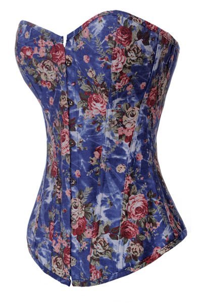 2012 New Design Plus size Overbust Floral Sexy extreme corset lingerie