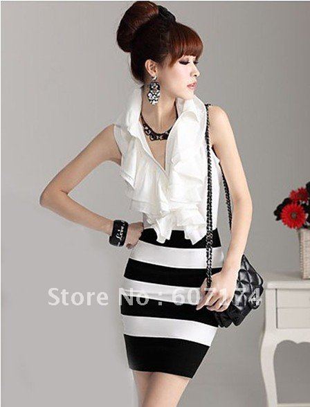 2012 New European style stylish women Brand Ruffles slim shirt,OL dress shirt,Asian:S-L,2 colors,#0774