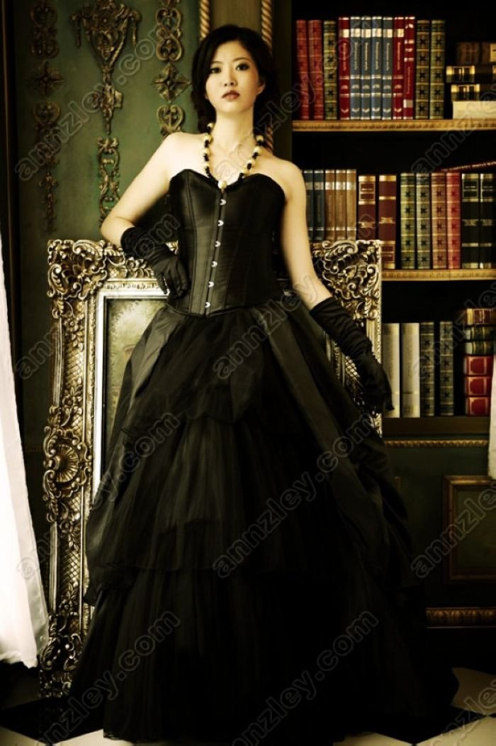 2012 New Fashion Long Black Gothic Prom Taffeta Skirts for Burlesque Costume 4XL 5XL 6XL Plus Size Available