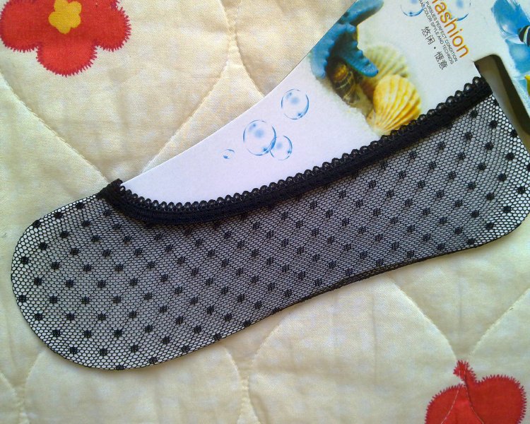 2012 new fashion lovely invisible hollow dot socks boat socks multicolor spring and the summer socks