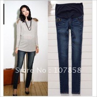 2012 New Fashion pants Maternity jeans Pregnant women Jeans Maternity Pants Maternity Wear #YZ052