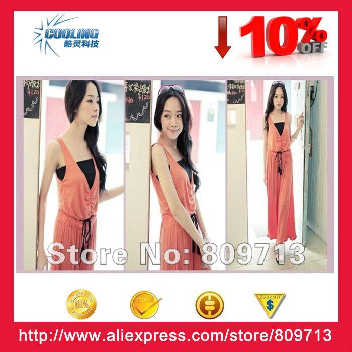 2012 new Fashion Sexy Casual Ladies Halter Tube Romper Cat Suit Sleeveless Wide Leg Pants V-neck Jumpsuits