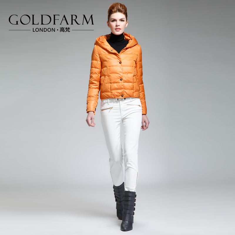 2012 new fashion winter female white duck short design down coat jacket free shipping