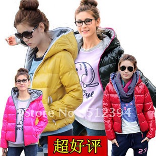 2012 new fashion winter Women down cotton parka Free shipping warm Thicken Jackets Outerwear Overcoat outdoor padded coat