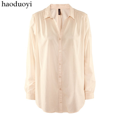 2012 New fashion women's loose casual shirts 5 colors hm size:XS-XXL