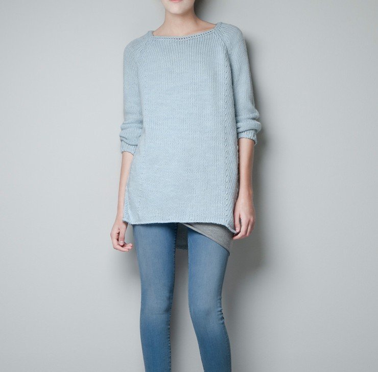 2012 New Fashion Womens' vantage basic simple pullover round neck Casual knitwear quality knitting Free shipping drop shipping