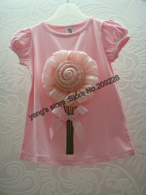2012 new Girls T-shirt, girls top, children short-sleeved T-shirt /kids t shirt 100% cotton baby t shirts