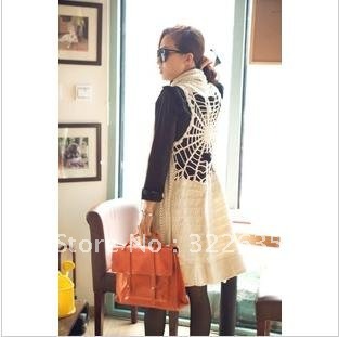 2012 new hook flower sweater han banautumn outfit female hand buy flowers grow a spider web cardigan sweater