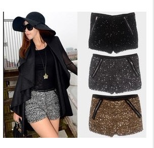 2012 New Hot Sale Women's Fashion Sexy Pencil Sexy most shining fashion bag hip bootcut/shorts