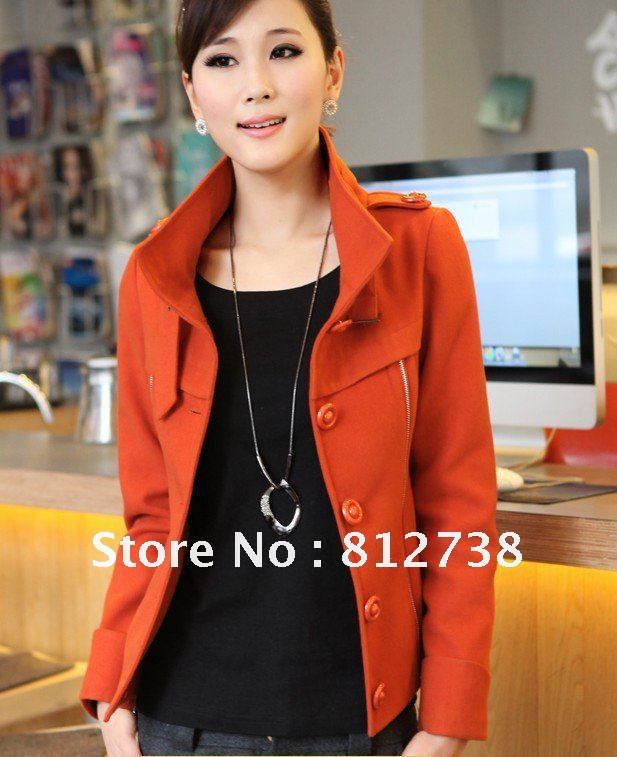 2012 new Korean version of women's fashion , short casual jacket, free shipping