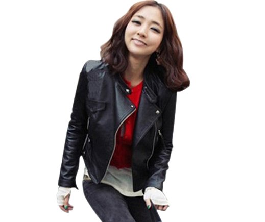 2012 new ladies' white jacket coat,pu  jacket , women's fashion motorbike jacket,  free shipping,B326
