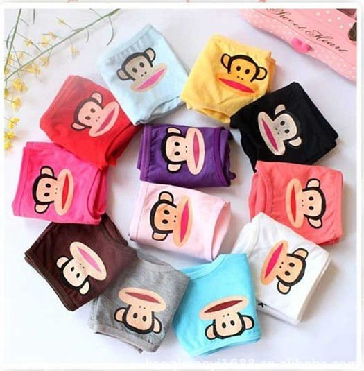 2012 new Mix wholesale,MOQ 5pcs,New Cartoon,Cotton&Printed Women Underwear,Lady Panties,Lovely&Sexy,Free Shipping!