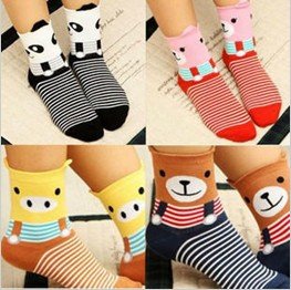 2012 new stockings, stripe socks, pure cotton socks, fashionable, free shipping