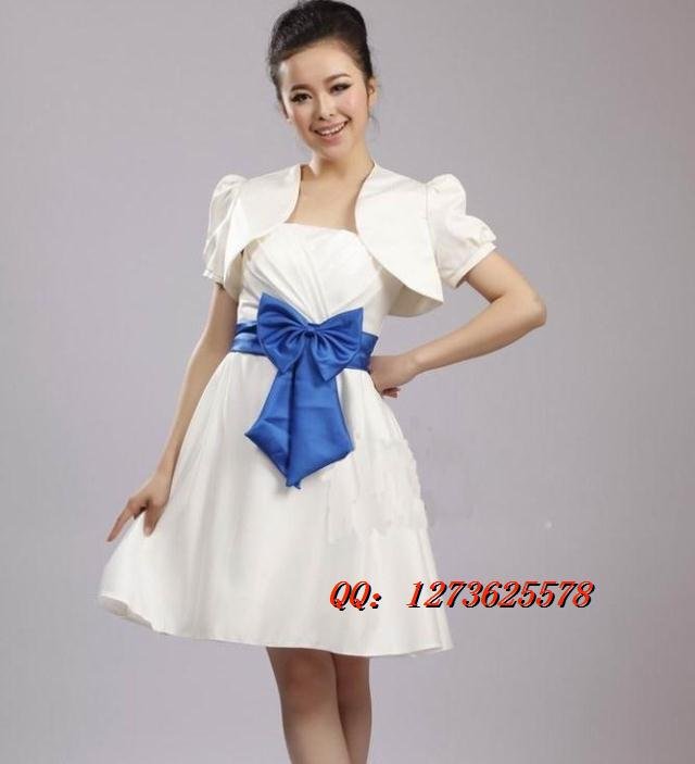 2012 New style  Bridal Wraps taffeta Wedding Dresses