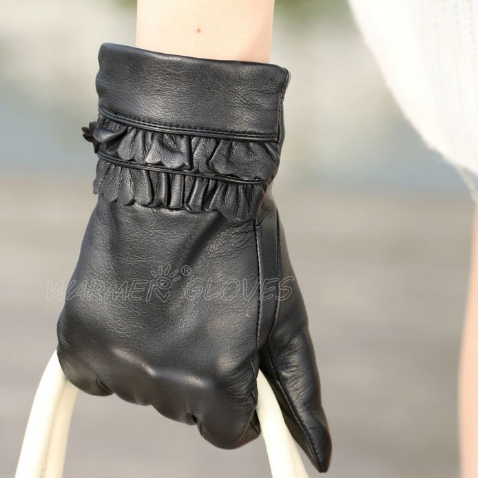 2012 NEW style ,Free Shipping,ladies leather gloves,winter gloves